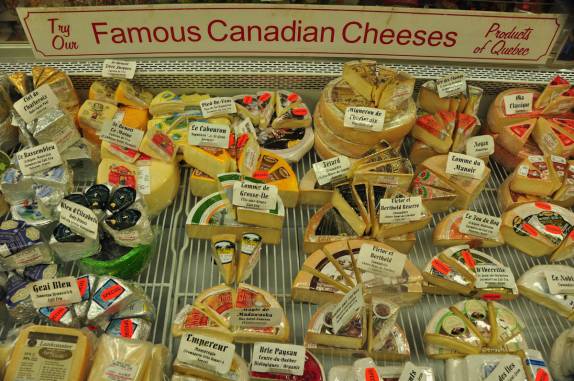 Loja de queijos no ByWard Market, em Ottawa, capital do Canadá